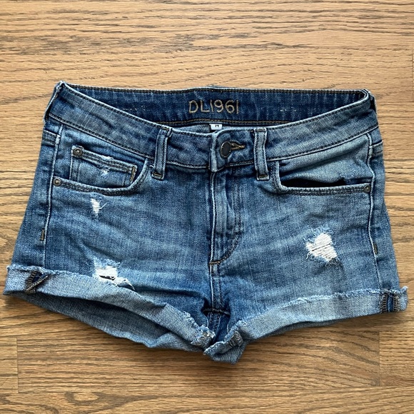DL1961 Other - DL1961 Lucy Denim distressed blue Jean girls shorts 14